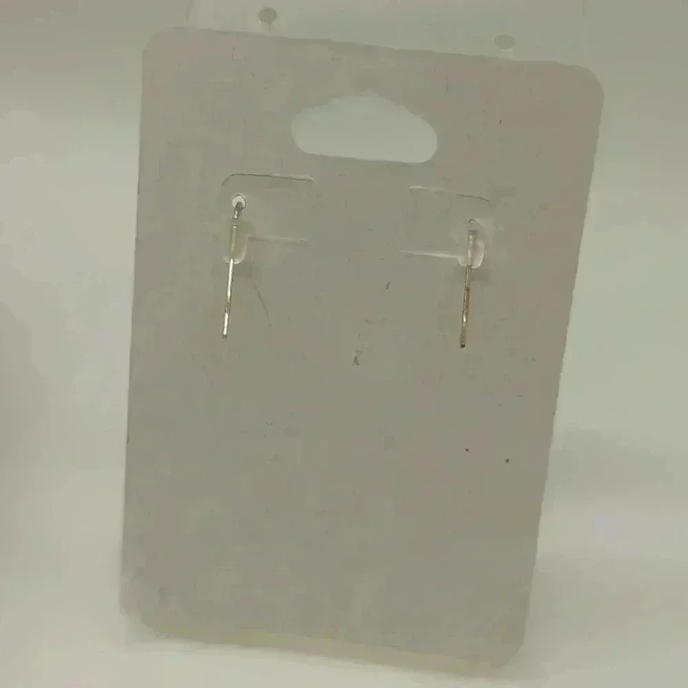 New Sterling Silver 18kt Coated Sterling Silver Pearl & Czech Crystal Earrings.. - Picture 9 of 9